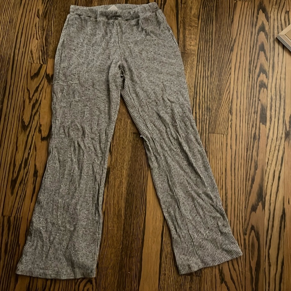 Gray glittery sweat suit